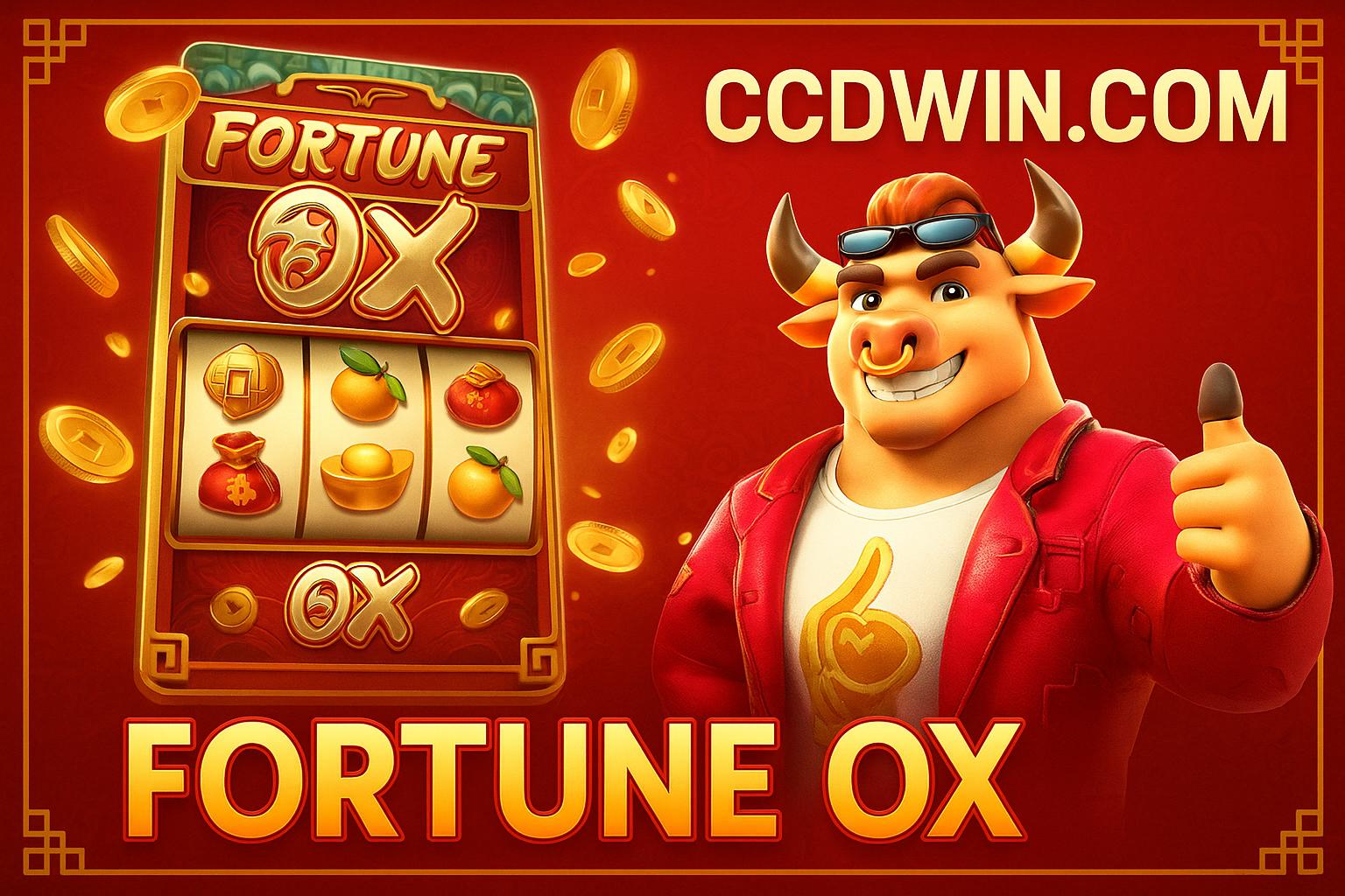 Fortune Ox no CCDWIN.COM - Aposte Agora e Reivindique Seus Ganhos