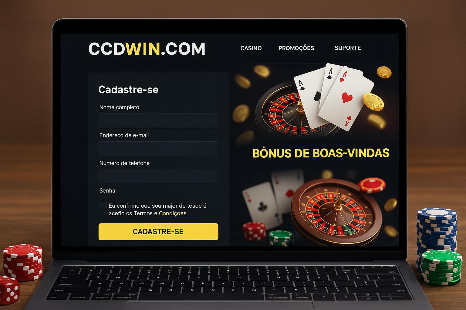 Não Perca tempo, o rRgistro na site CCDWIN.COM